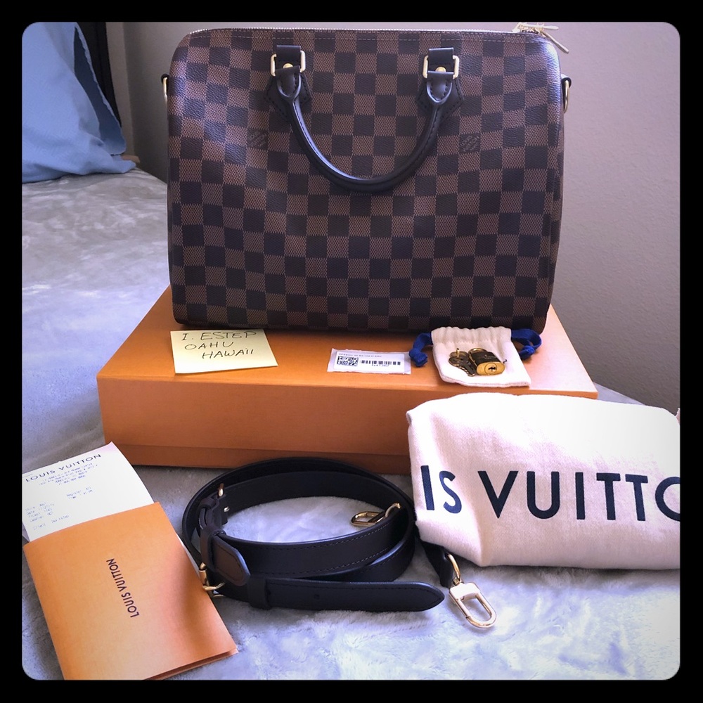 Authentic louis vuitton speedy Bandolier 30